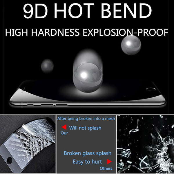 9D protective glass for iPhone 6 6S 7 8 plus X glass on iphone 7 6 8 X R XS MAX screen protector iPhone 7 6 screen protection XR